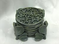 SHAMROCK COASTERS 7 PC SET
