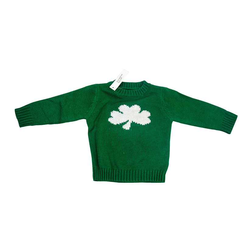 GREEN SHAMROCK SWEATER Bridgets of Erin