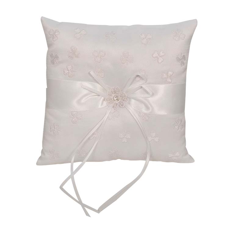 Shamrock Wedding Ring Pillow Bridgets Of Erin