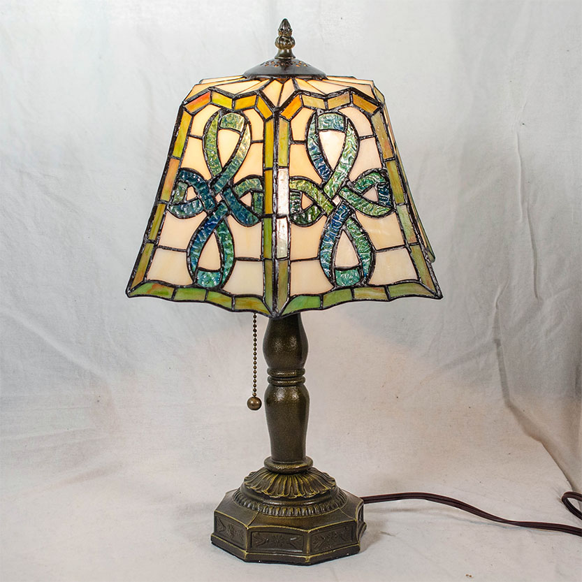 CELTIC TOP PLEATED LAMP Bridgets of Erin