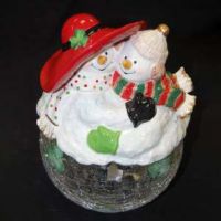 IRISH SNOWMAN SWEETS HOLDER
