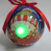 IRISH GREEN NOSED SNOWMAN ORNAMENT