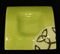 CELTIC KNOT GLASS CANDLE HOLDER
