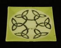 CELTIC KNOT GLASS SM PLATE
